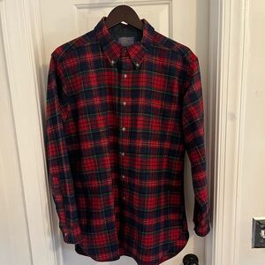 Vintage Pendleton MacPherson Red Tartan Wool Shirt